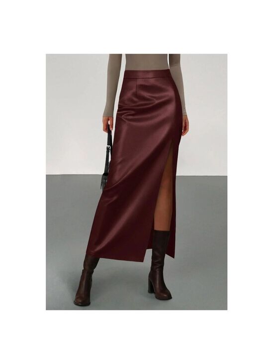 PrettyGarden Dresses & Skirts - ✨ Prettygarden Women's Faux Leather Skirt Medium NWT